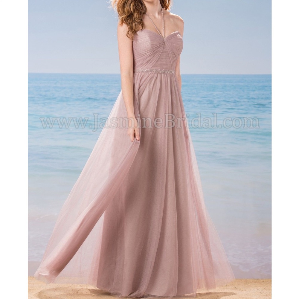 Belsoie bridesmaid dress in sandbar color